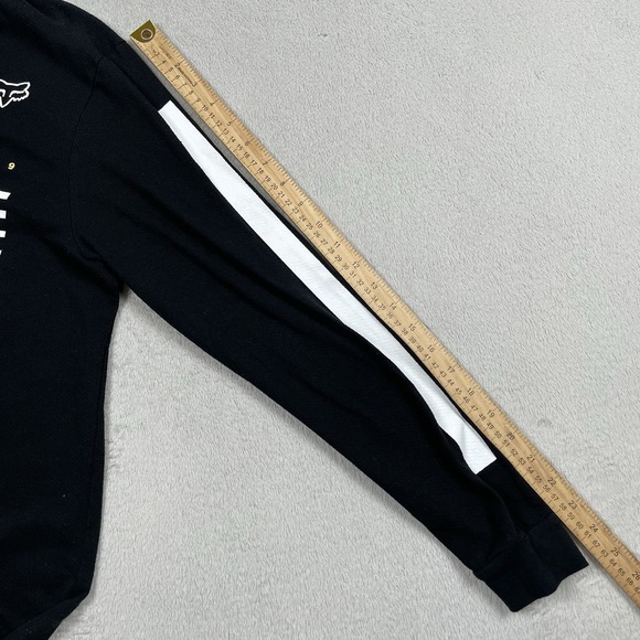 Fox Racing Thermal Shirt Mens Medium Black Long Sleeve Moto X Biker Y2K  Graphic - Picture 6 of 11